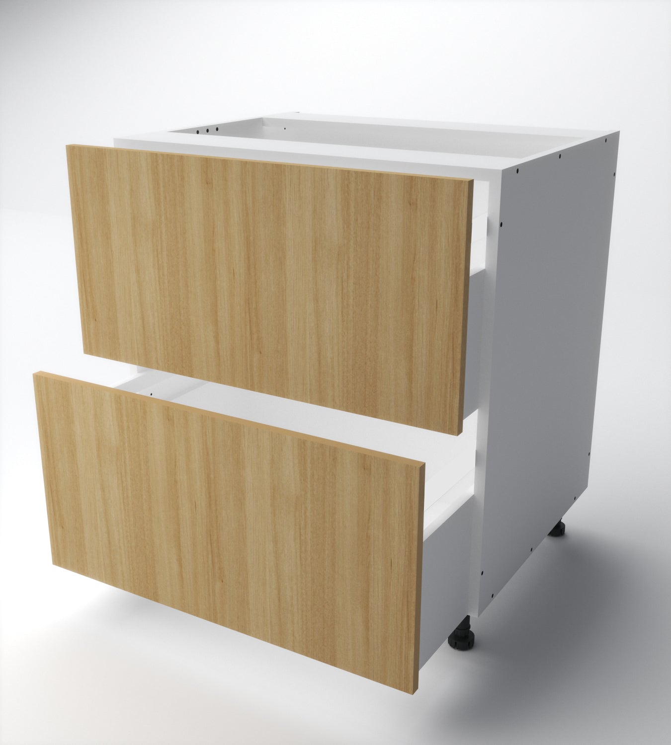 B2D.24 (Base Cabinet with 2 Equal Drawers)