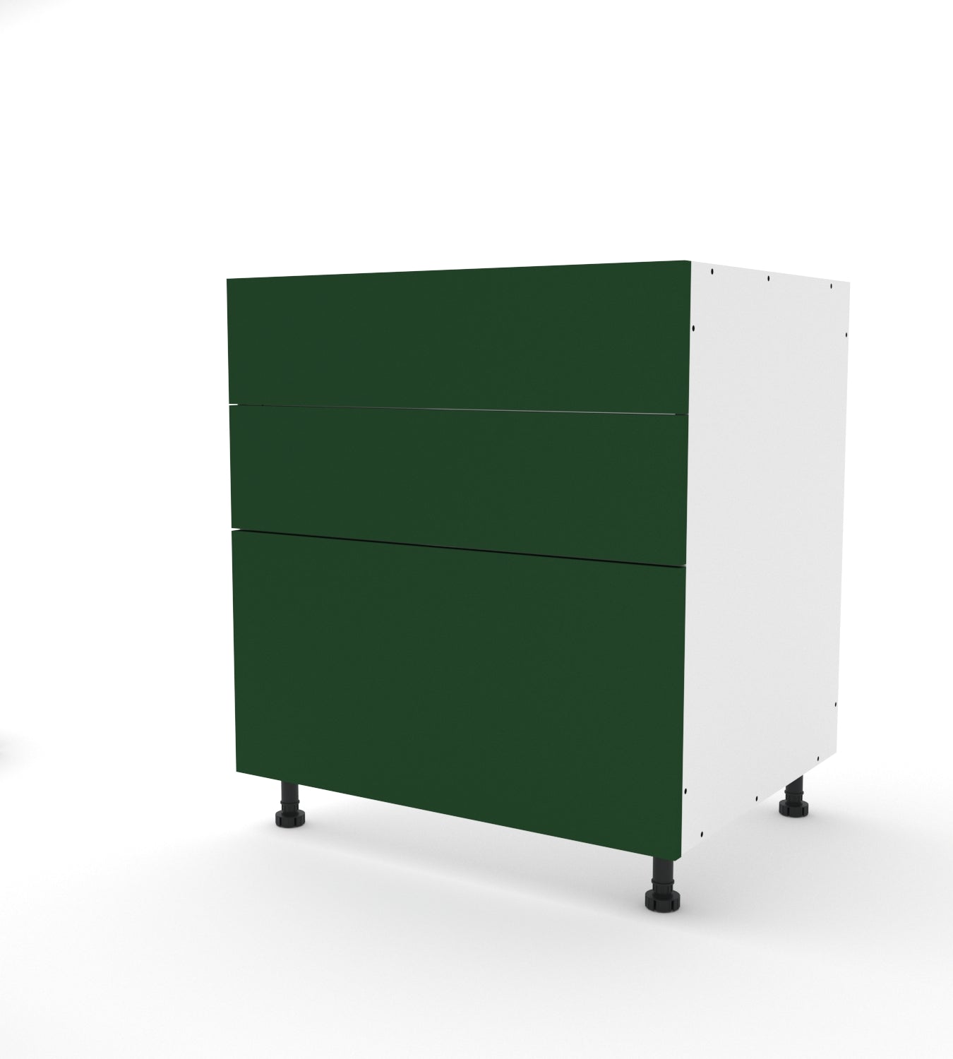 B3D.30 (Base Cabinet with 2 Equal Top Drawers and a Deep Drawer)