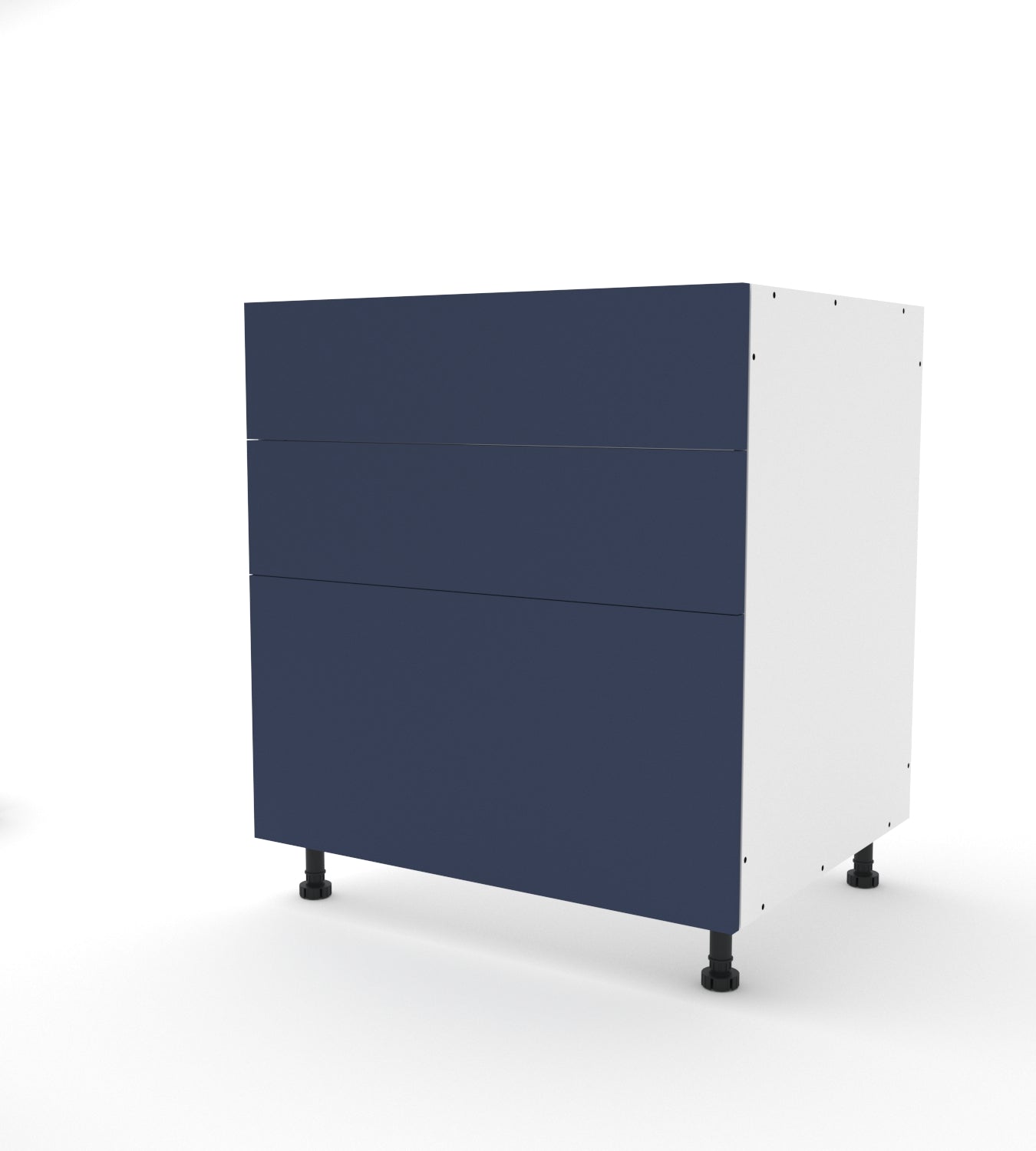 B3D.24 (Base Cabinet with 2 Equal Top Drawers and a Deep Drawer)