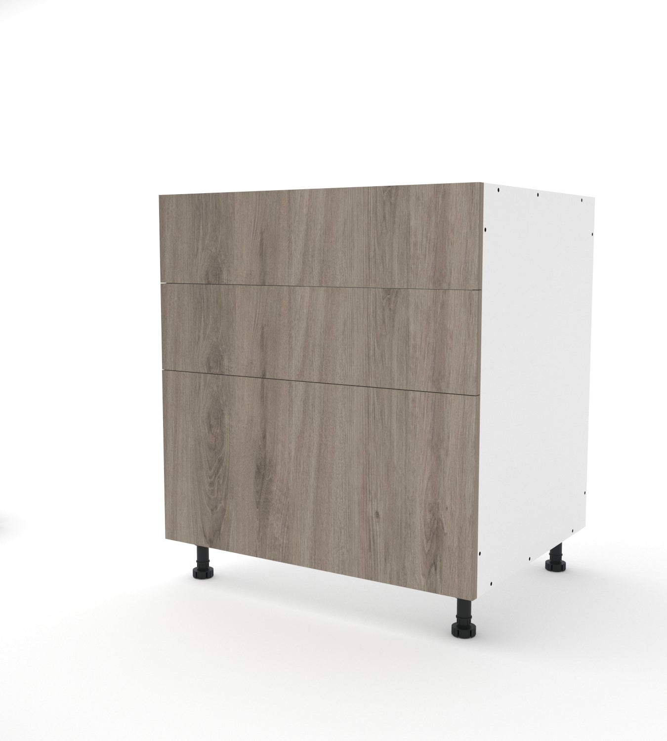 B3D.30 (Base Cabinet with 2 Equal Top Drawers and a Deep Drawer)