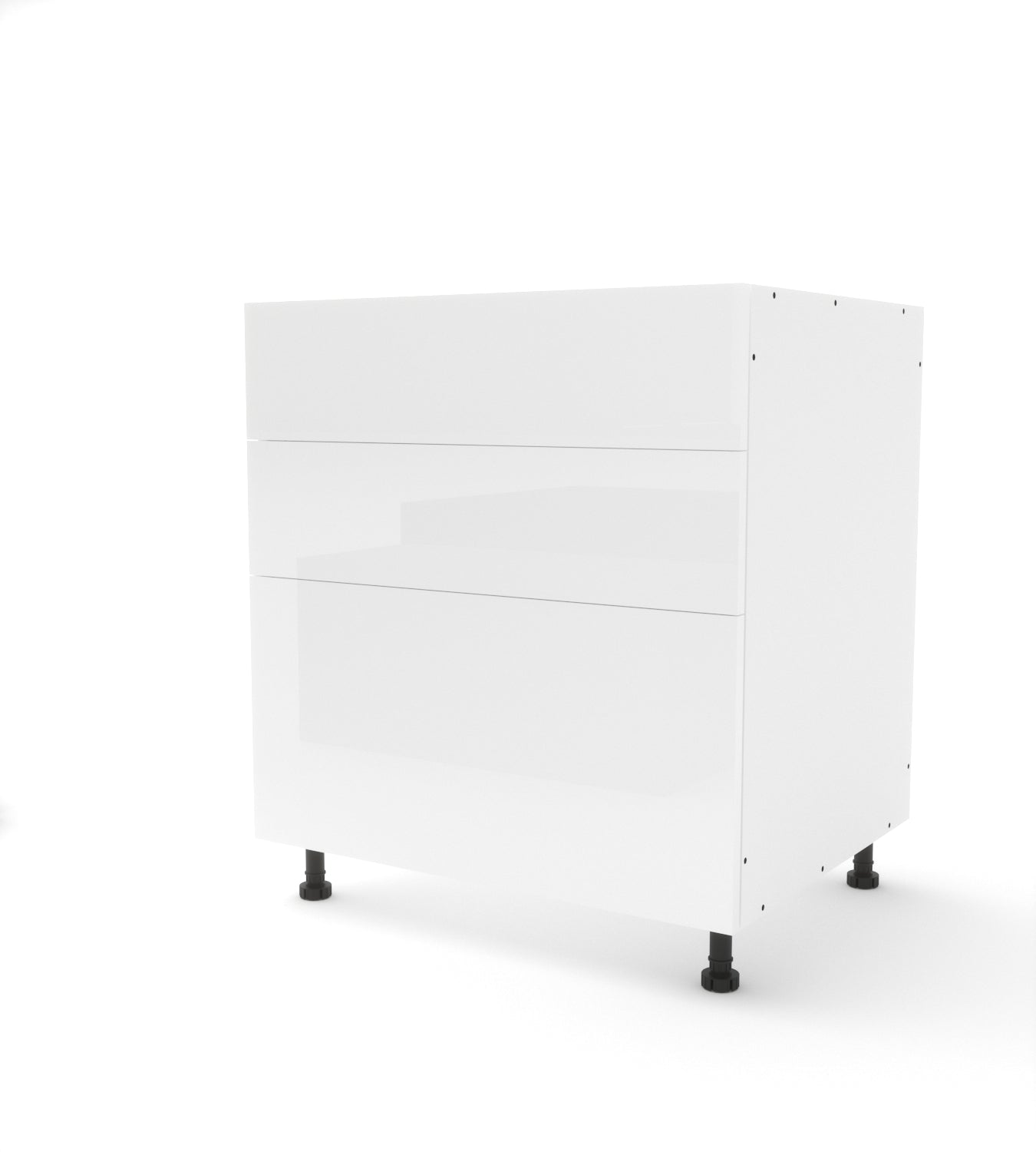 B3D.24 (Base Cabinet with 2 Equal Top Drawers and a Deep Drawer)