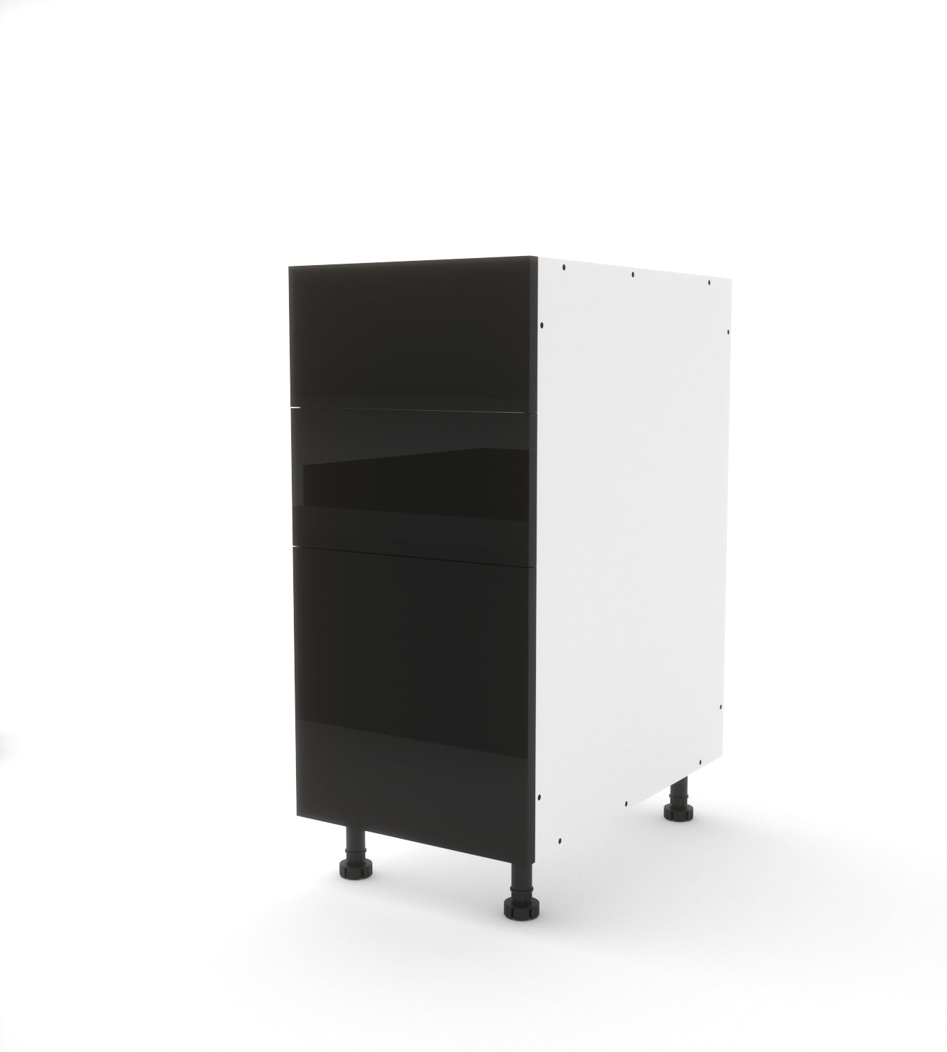 B3D.18 (Base Cabinet with 2 Equal Top Drawers and a Deep Drawer)