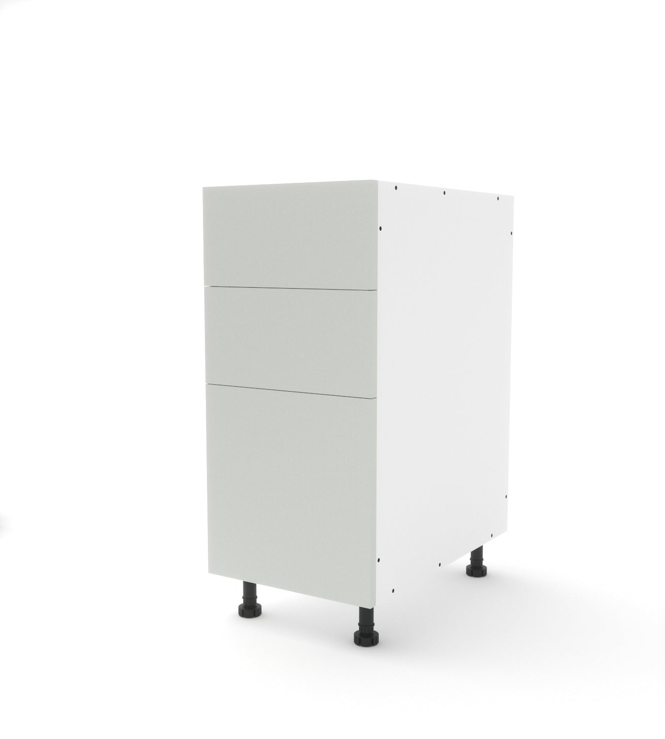 B3D.18 (Base Cabinet with 2 Equal Top Drawers and a Deep Drawer)