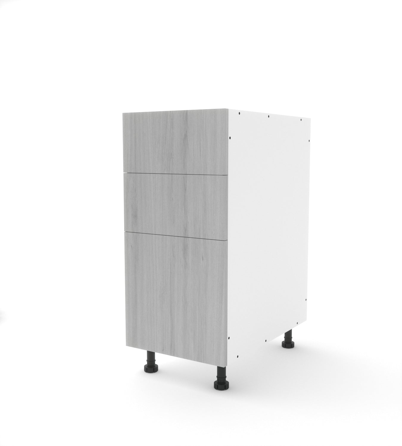 B3D.15 (Base Cabinet with 2 Equal Top Drawers and a Deep Drawer)