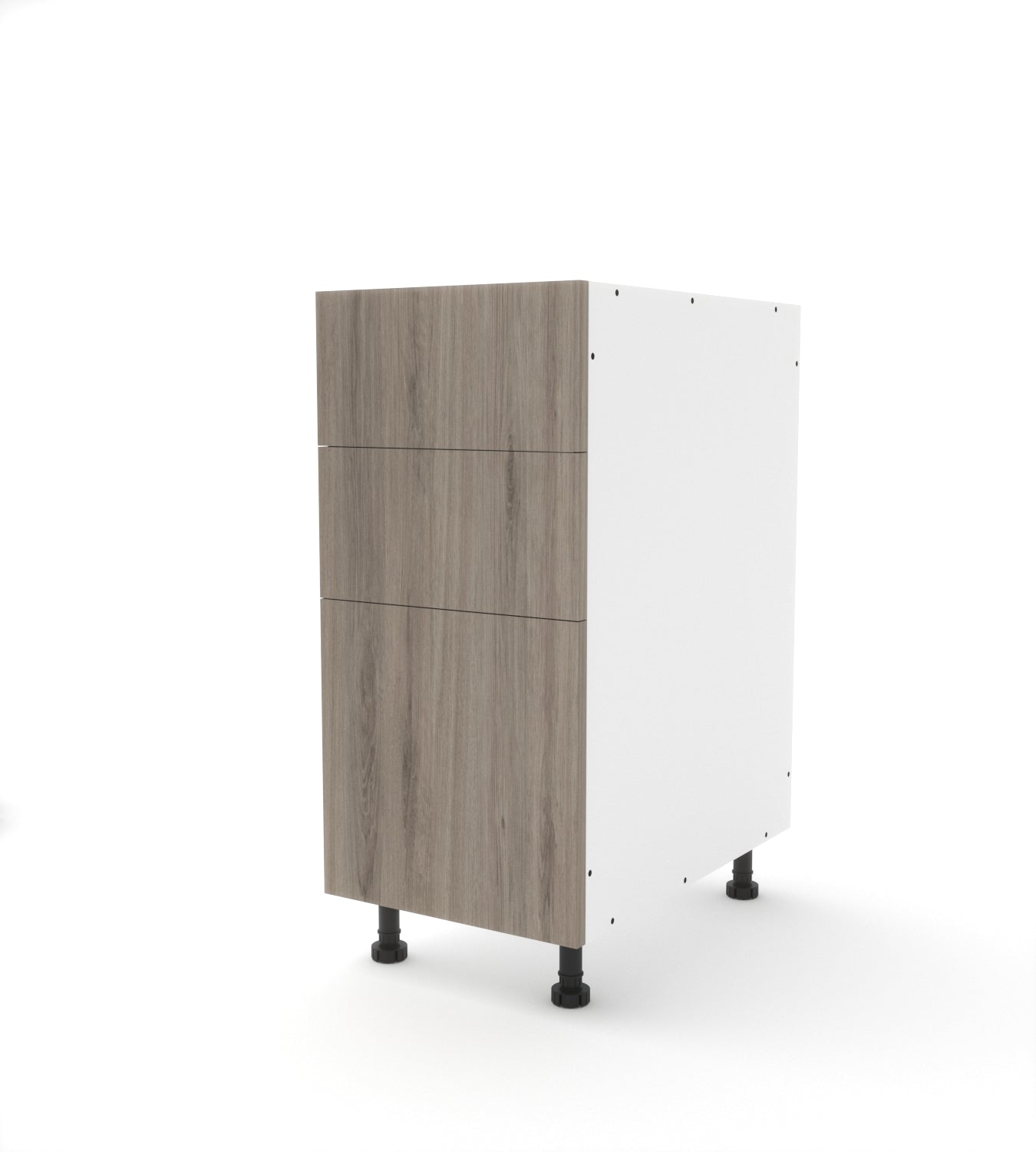 B3D.15 (Base Cabinet with 2 Equal Top Drawers and a Deep Drawer)