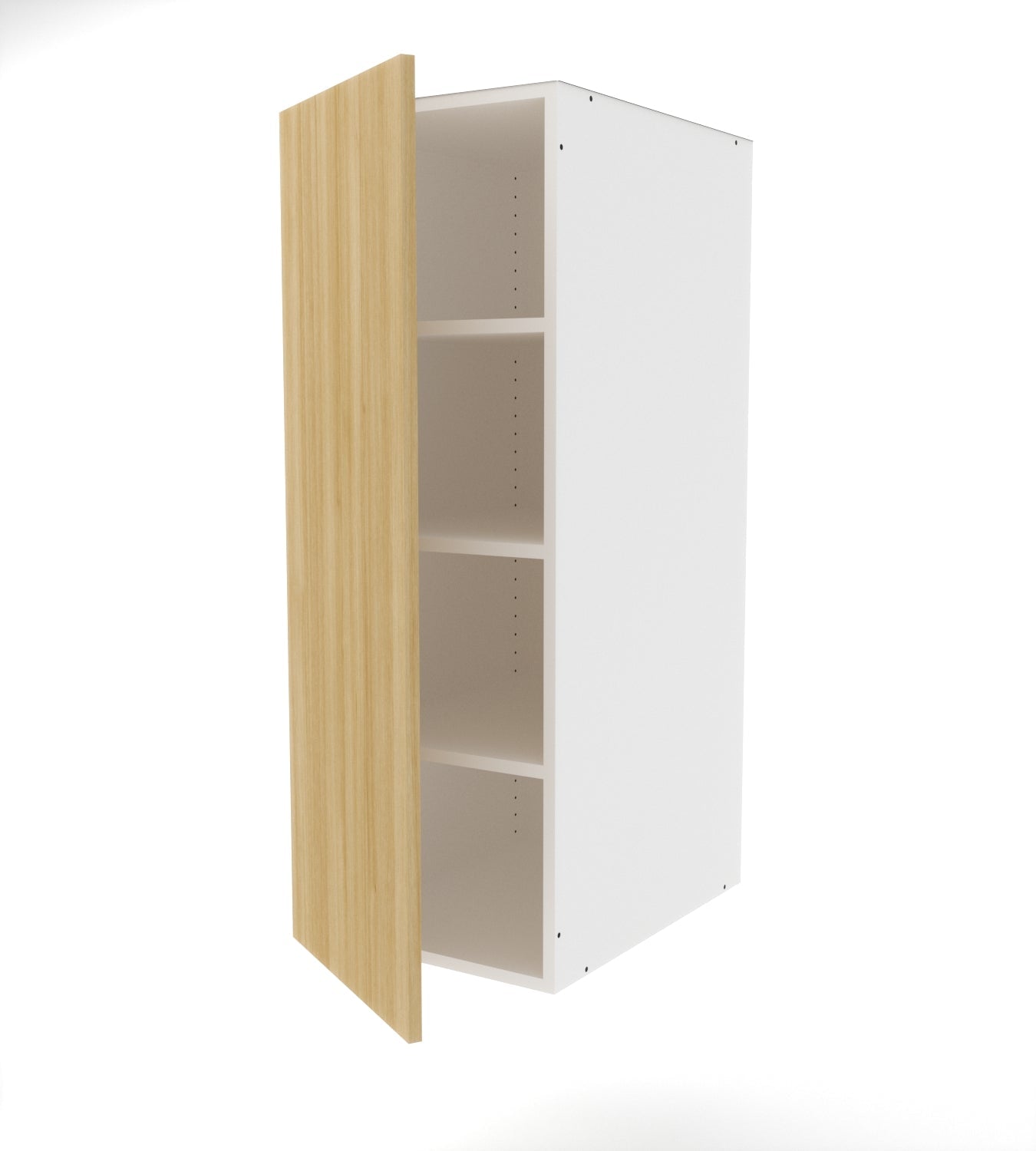 T.1858-24D (Tall Stackable Pantry with 1 door and 3 shelves)